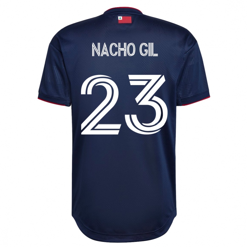 Hombre Fútbol Camiseta Nacho Gil #23 Armada 1ª Equipación 2023/24