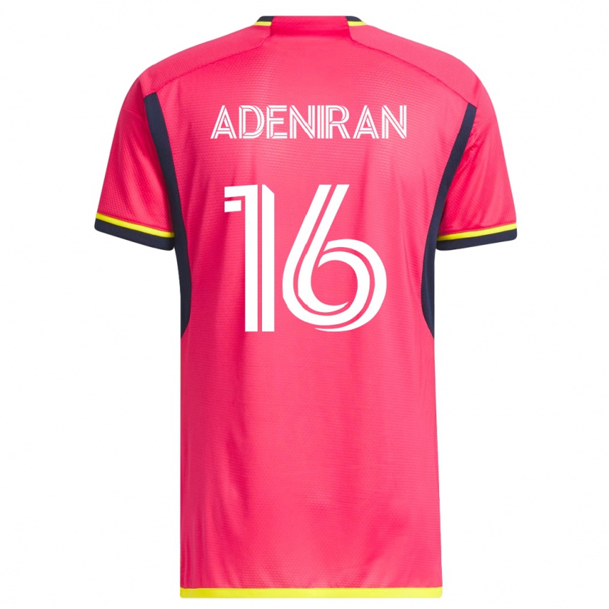 Hombre Fútbol Camiseta Samuel Adeniran #16 Rosa 1ª Equipación 2023/24