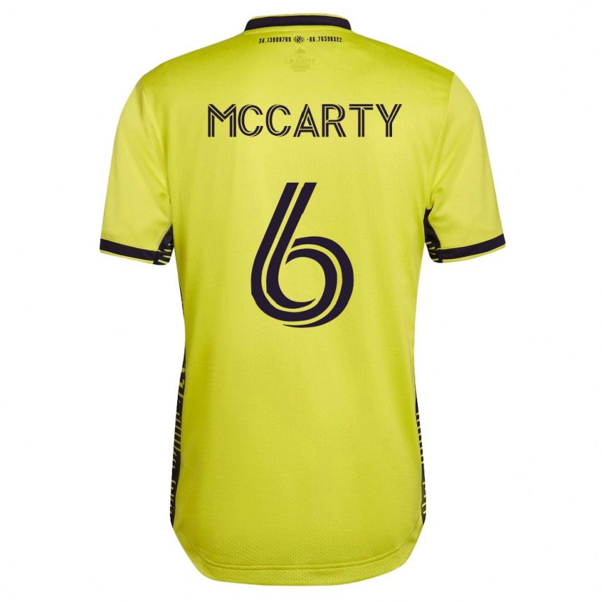 Hombre Fútbol Camiseta Dax Mccarty #6 Amarillo 1ª Equipación 2023/24