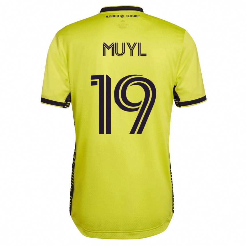 Hombre Fútbol Camiseta Alex Muyl #19 Amarillo 1ª Equipación 2023/24