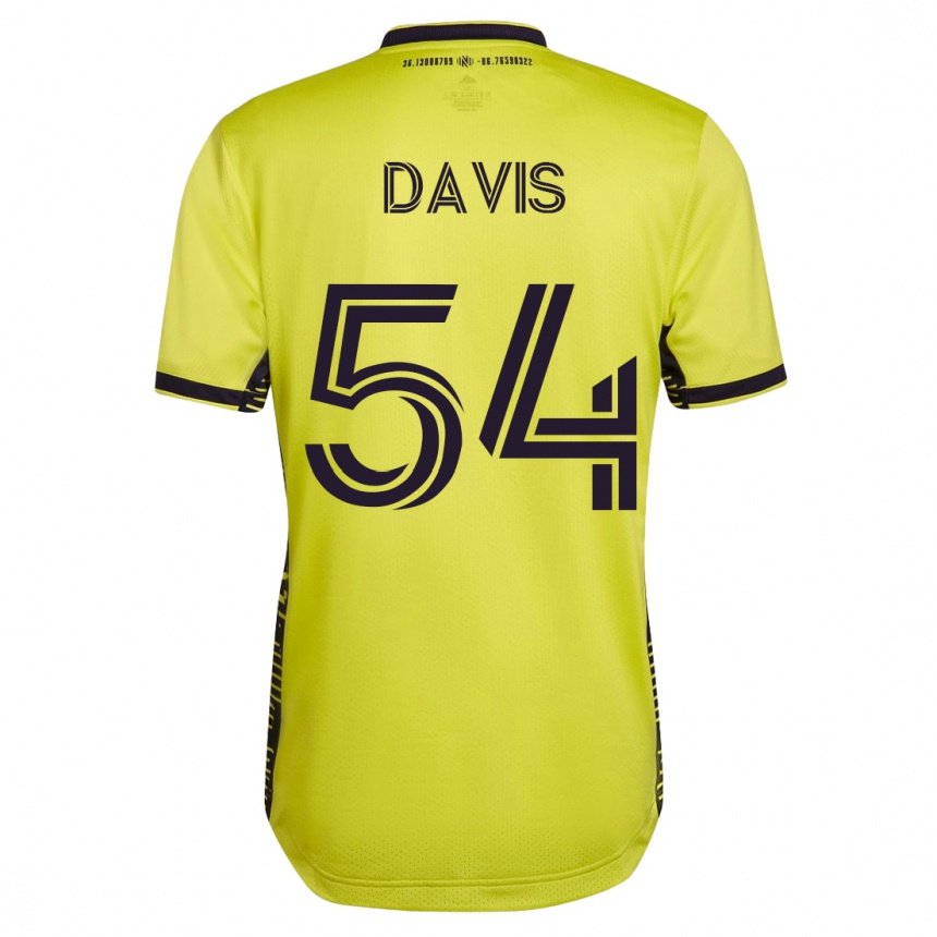 Hombre Fútbol Camiseta Sean Davis #54 Amarillo 1ª Equipación 2023/24