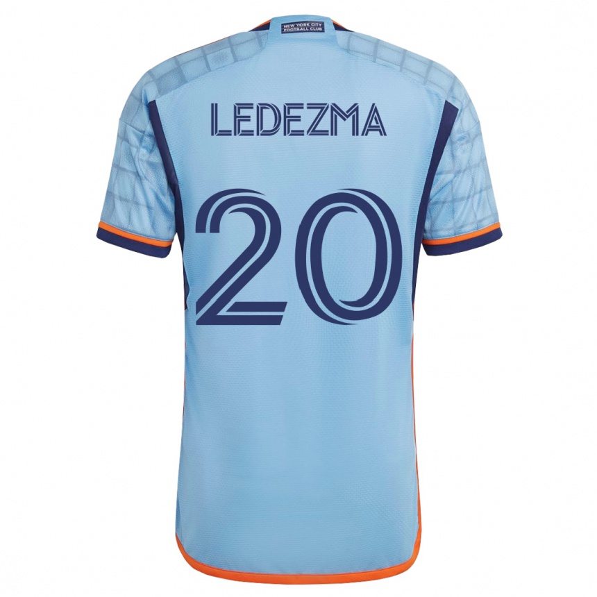 Hombre Fútbol Camiseta Richard Ledezma #20 Azul 1ª Equipación 2023/24