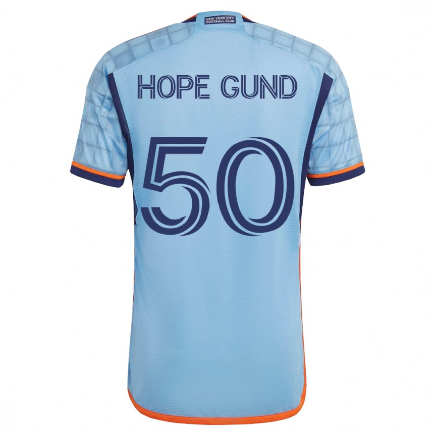 Hombre Fútbol Camiseta Kofi Hope-Gund #50 Azul 1ª Equipación 2023/24