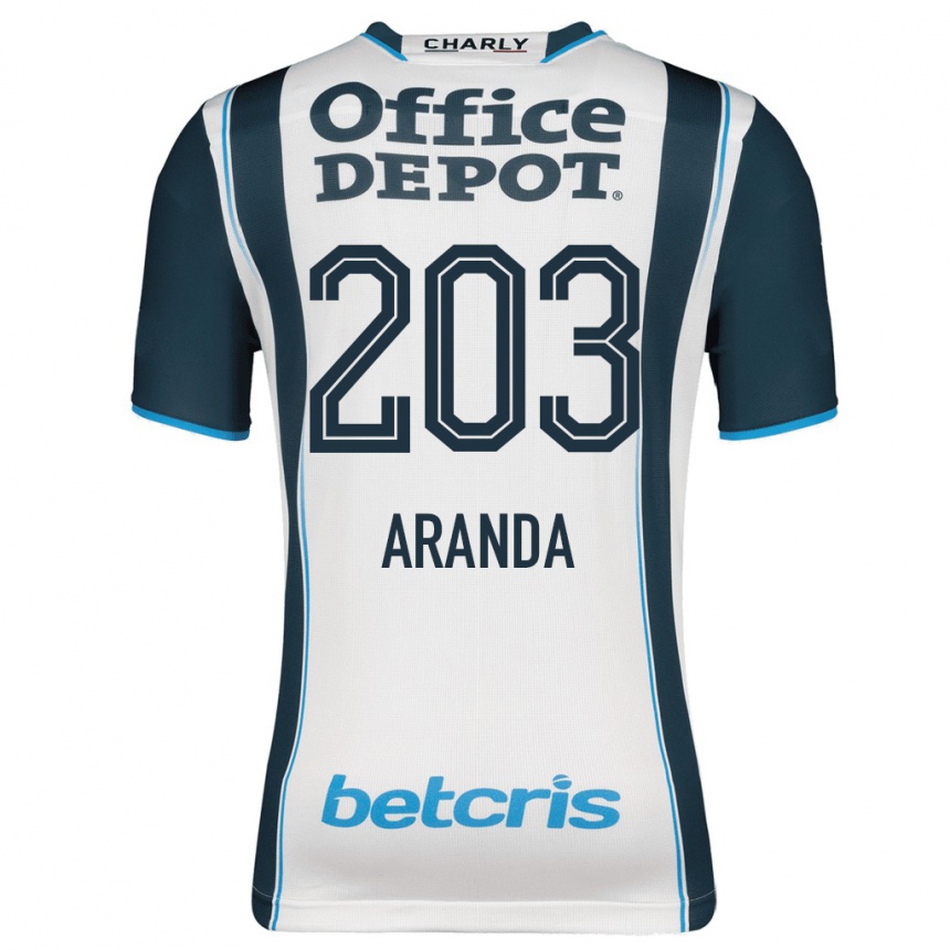 Hombre Fútbol Camiseta Juan Aranda #203 Armada 1ª Equipación 2023/24