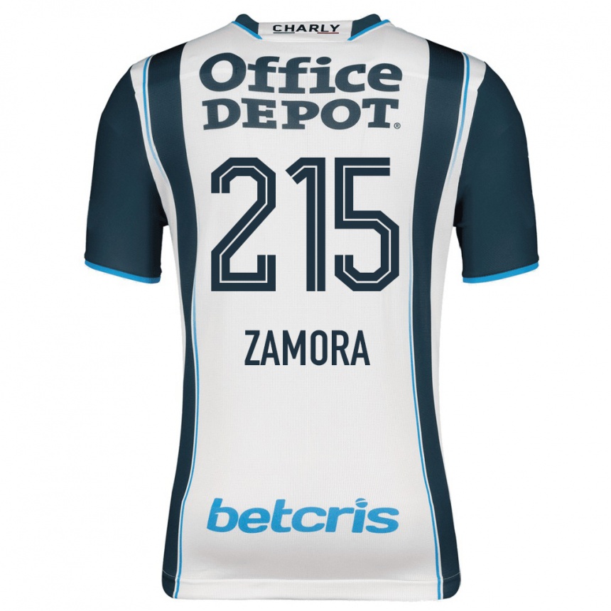 Hombre Fútbol Camiseta Yahir Zamora #215 Armada 1ª Equipación 2023/24