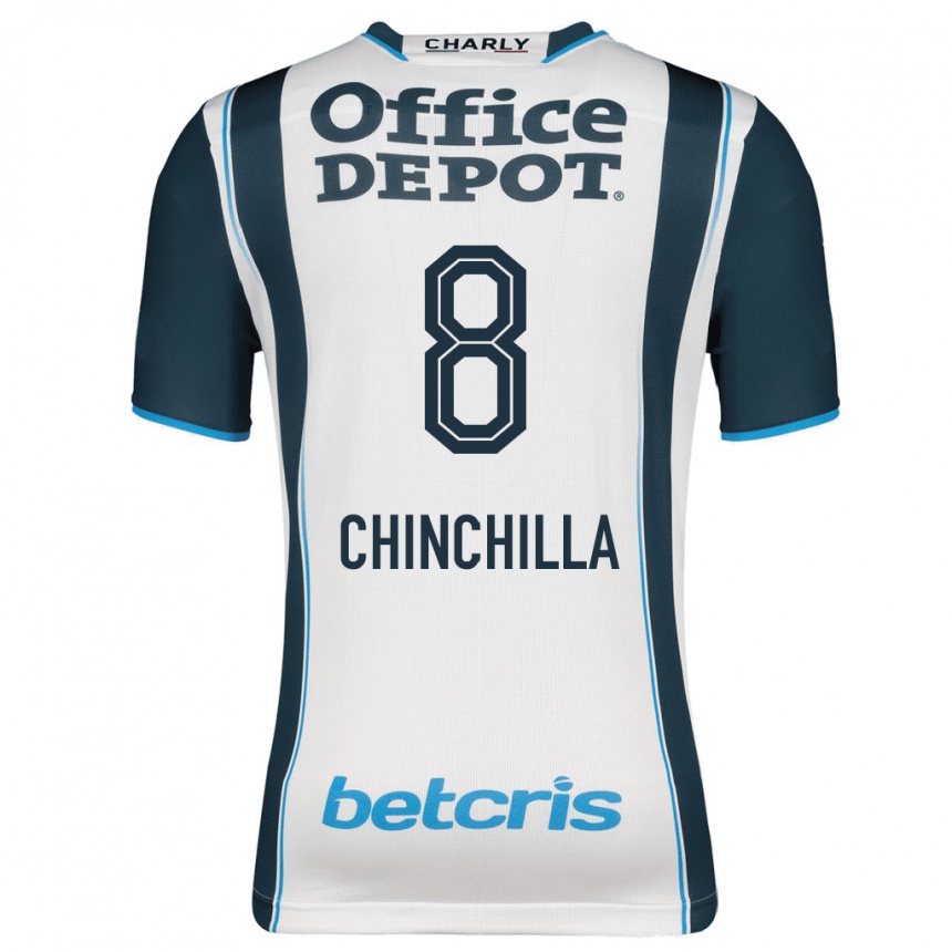 Hombre Fútbol Camiseta Priscila Chinchilla #8 Armada 1ª Equipación 2023/24