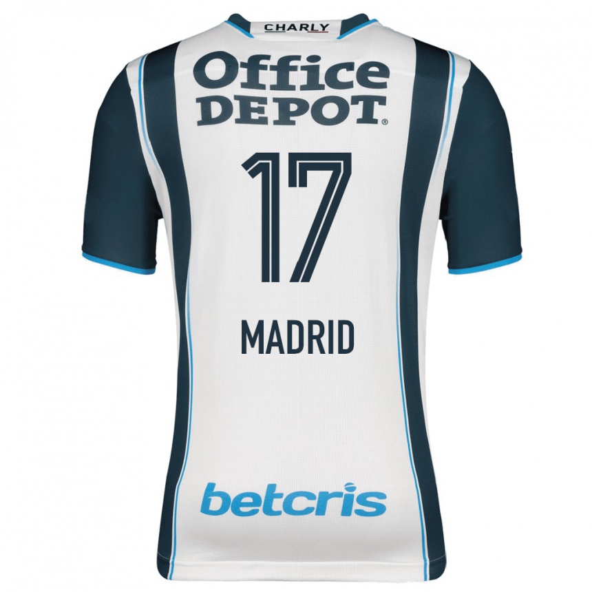 Hombre Fútbol Camiseta Yanín Madrid #17 Armada 1ª Equipación 2023/24