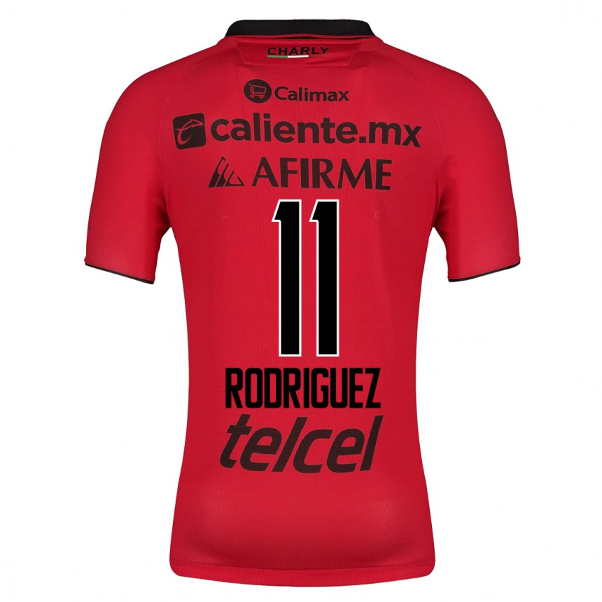 Hombre Fútbol Camiseta Lucas Rodríguez #11 Rojo 1ª Equipación 2023/24