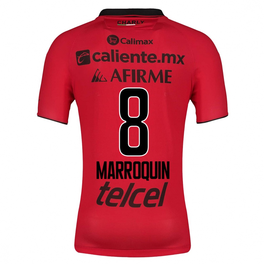 Hombre Fútbol Camiseta Ammanda Marroquin #8 Rojo 1ª Equipación 2023/24