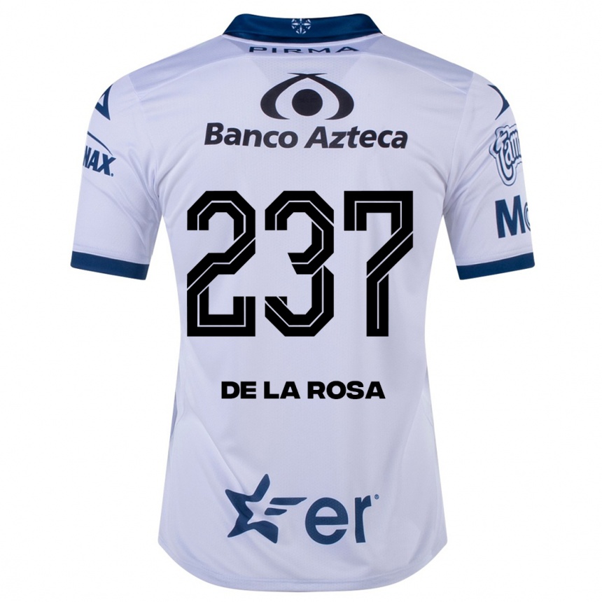Hombre Fútbol Camiseta Álvaro De La Rosa #237 Blanco 1ª Equipación 2023/24