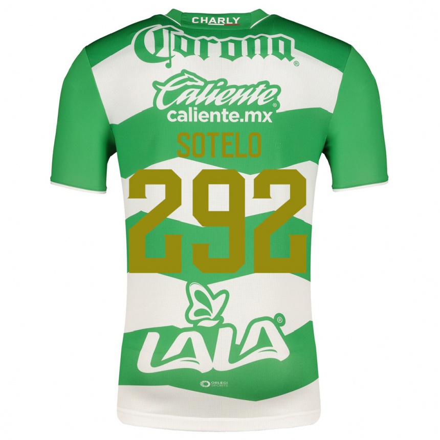 Hombre Fútbol Camiseta José Sotelo #292 Verde 1ª Equipación 2023/24