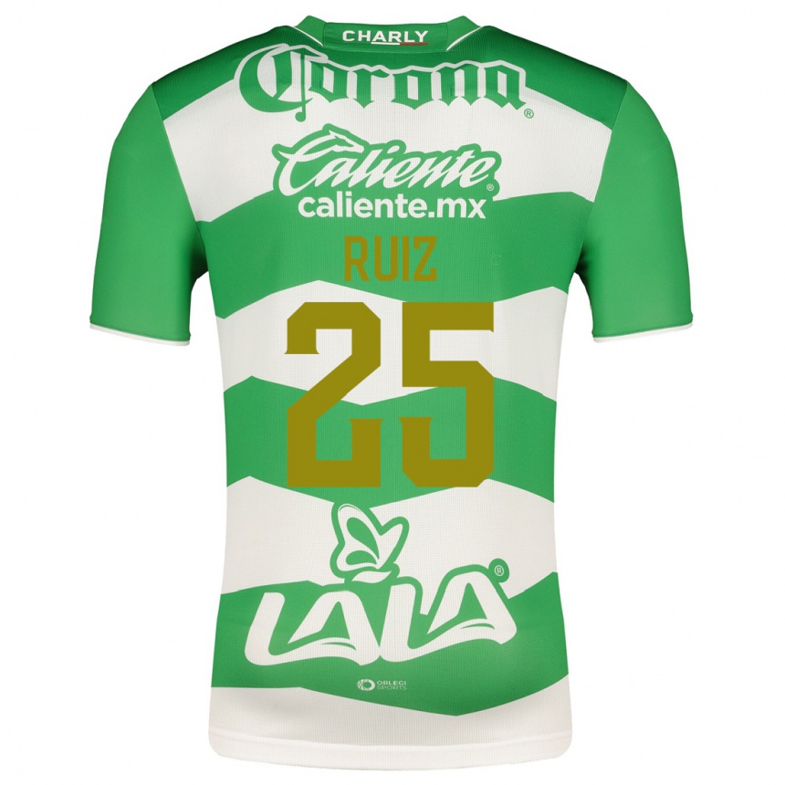 Hombre Fútbol Camiseta Michel Ruiz #25 Verde 1ª Equipación 2023/24