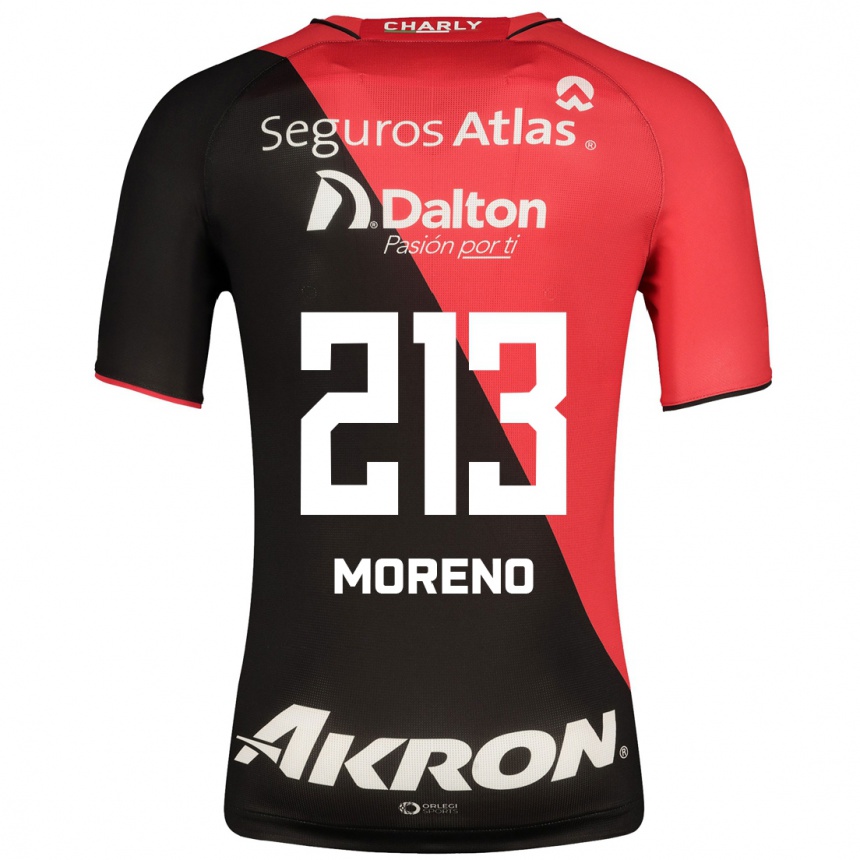 Hombre Fútbol Camiseta Eduardo Moreno #213 Negro 1ª Equipación 2023/24