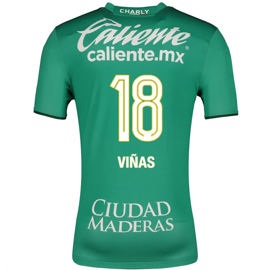 Hombre Fútbol Camiseta Federico Viñas #18 Verde 1ª Equipación 2023/24