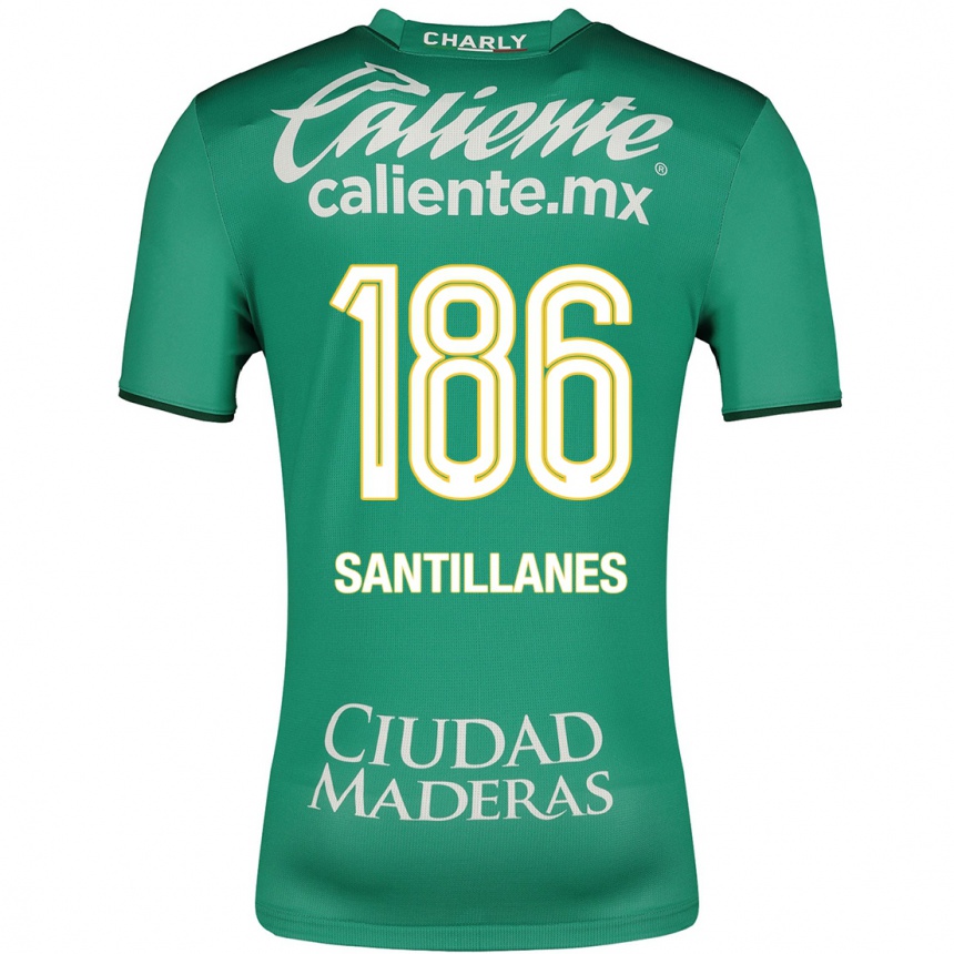 Hombre Fútbol Camiseta Antonio Santillanes #186 Verde 1ª Equipación 2023/24