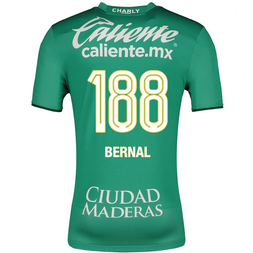 Hombre Fútbol Camiseta Juan Bernal #188 Verde 1ª Equipación 2023/24