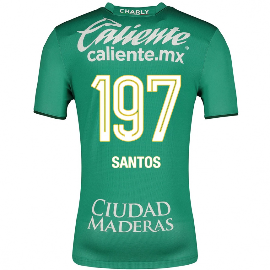 Hombre Fútbol Camiseta Sebastián Santos #197 Verde 1ª Equipación 2023/24