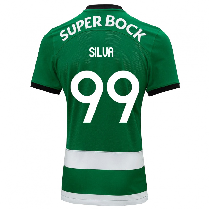 Hombre Fútbol Camiseta Francisco Silva #99 Verde 1ª Equipación 2023/24