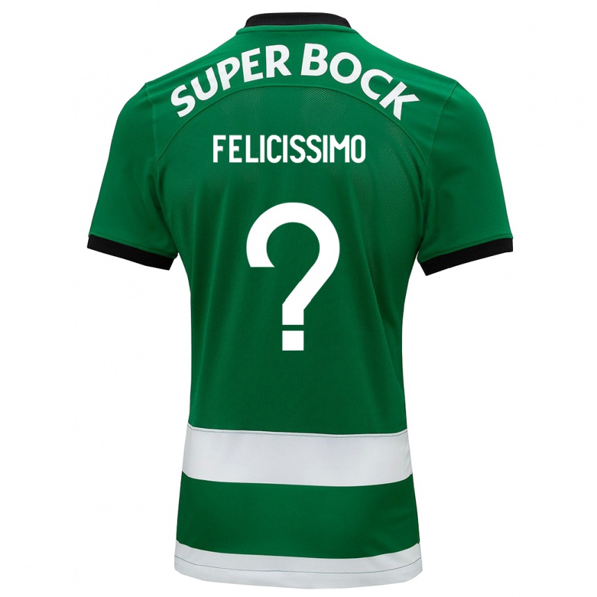 Hombre Fútbol Camiseta Eduardo Felicíssimo #0 Verde 1ª Equipación 2023/24