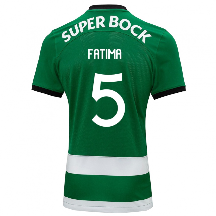 Hombre Fútbol Camiseta Francisca Fatima Aquino Dutra #5 Verde 1ª Equipación 2023/24