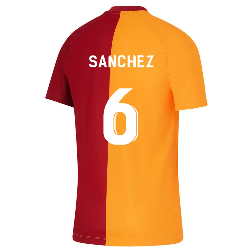 Hombre Fútbol Camiseta Davinson Sánchez #6 Naranja 1ª Equipación 2023/24