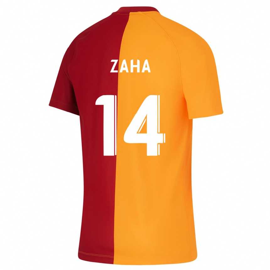 Hombre Fútbol Camiseta Wilfried Zaha #14 Naranja 1ª Equipación 2023/24