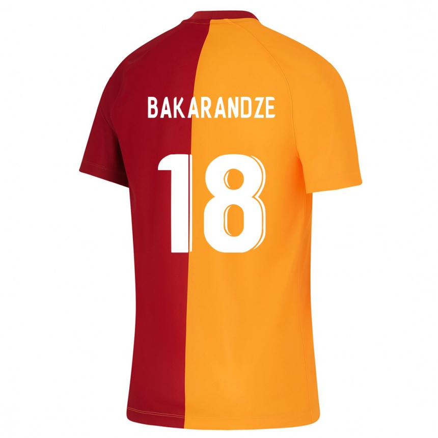 Hombre Fútbol Camiseta Kristina Bakarandze #18 Naranja 1ª Equipación 2023/24