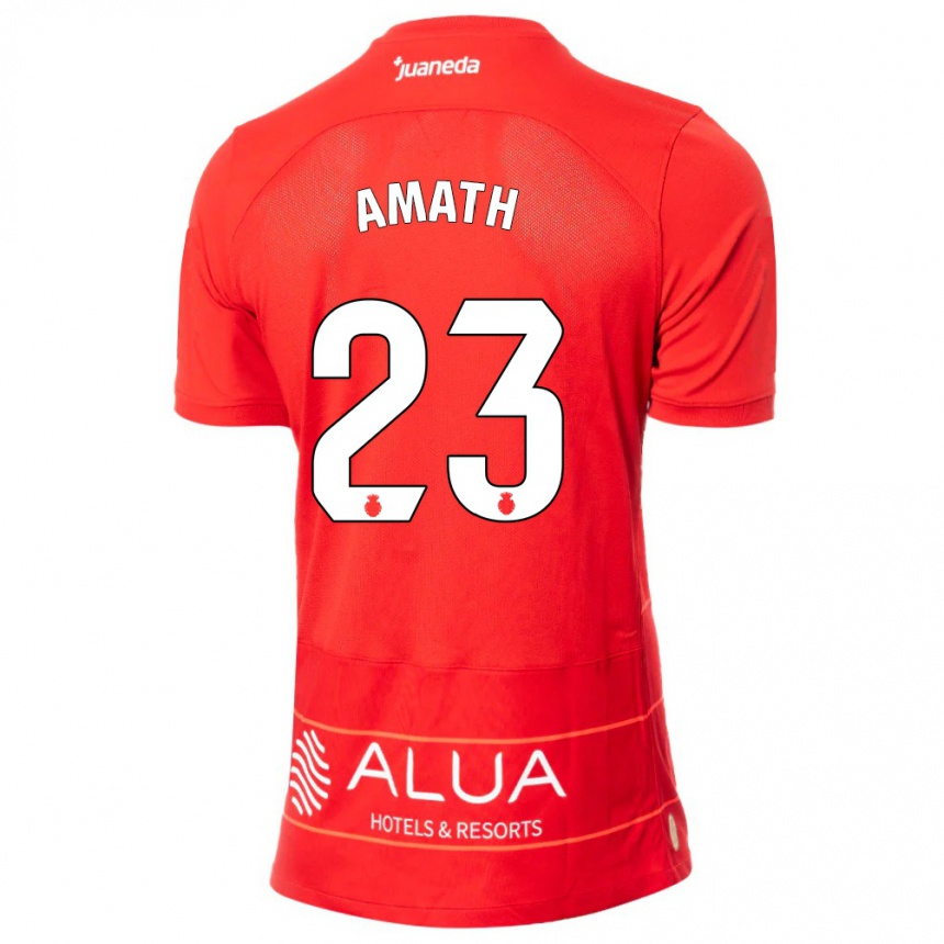 Hombre Fútbol Camiseta Amath Ndiaye #23 Rojo 1ª Equipación 2023/24