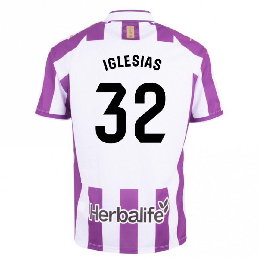 Hombre Fútbol Camiseta Koke Iglesias #32 Morado 1ª Equipación 2023/24