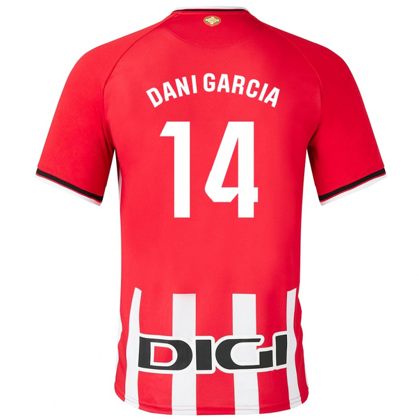 Hombre Fútbol Camiseta Dani García #14 Rojo 1ª Equipación 2023/24