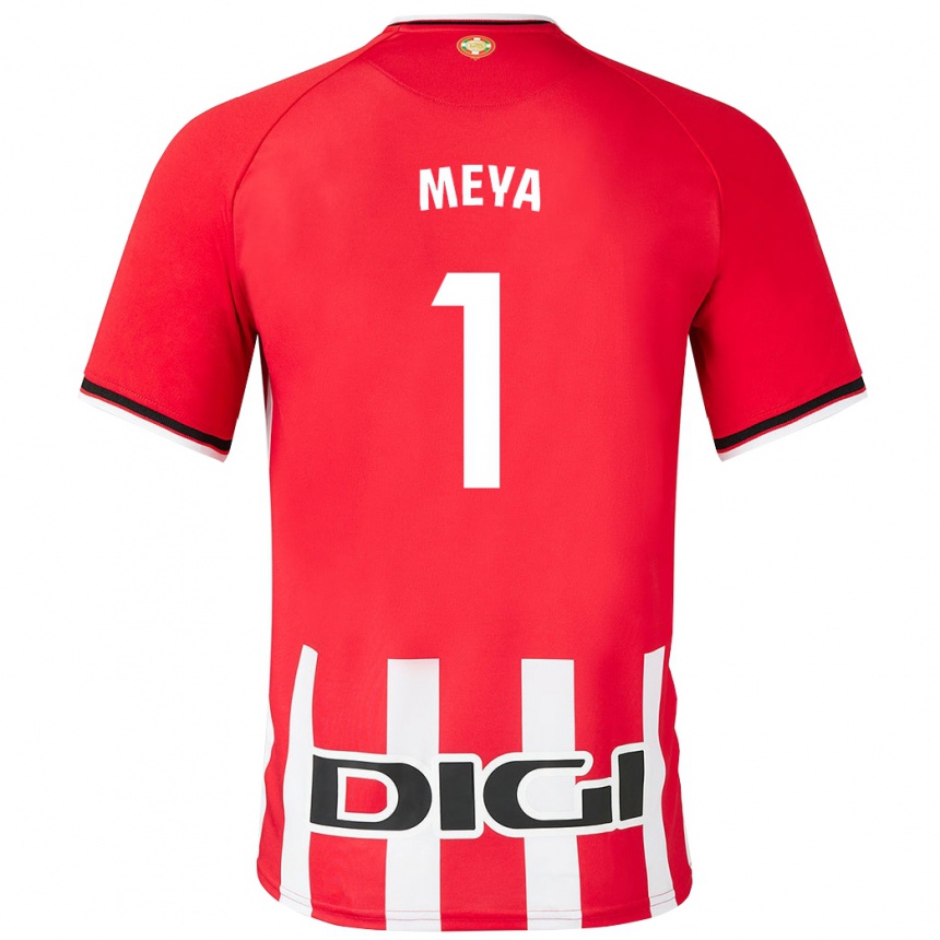 Hombre Fútbol Camiseta Aina Meya Bellot #1 Rojo 1ª Equipación 2023/24