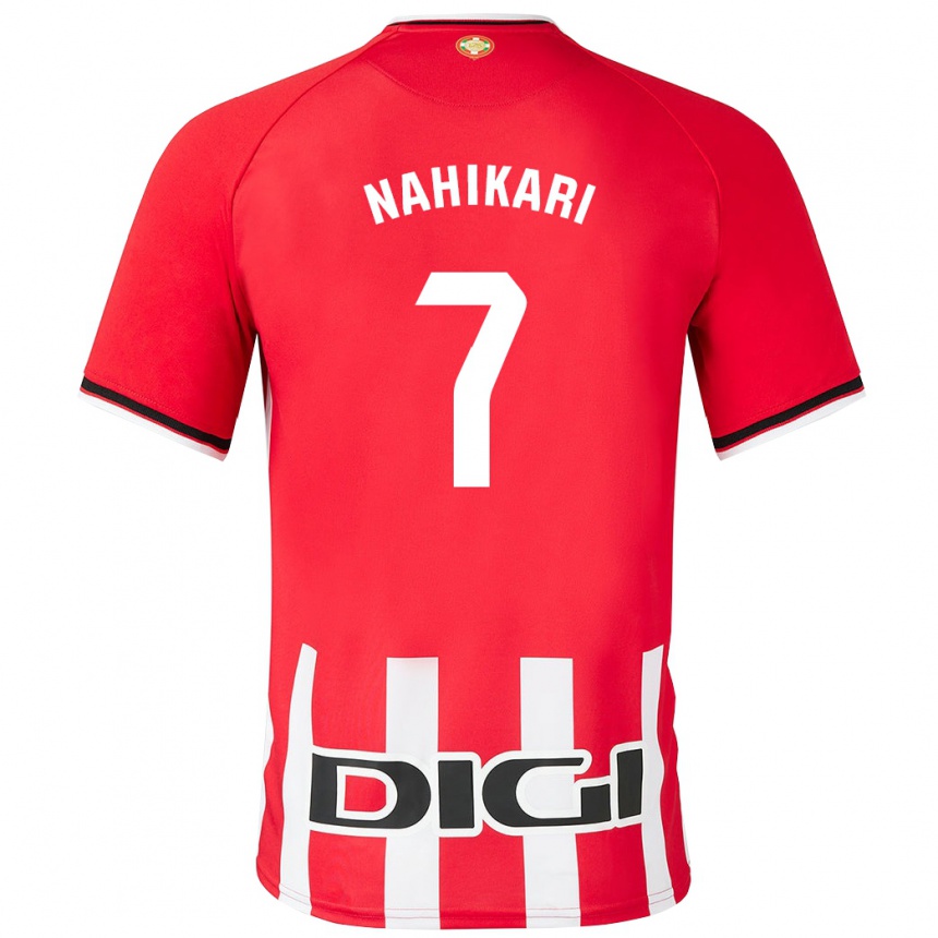 Hombre Fútbol Camiseta Nahikari Garcia Perez #7 Rojo 1ª Equipación 2023/24