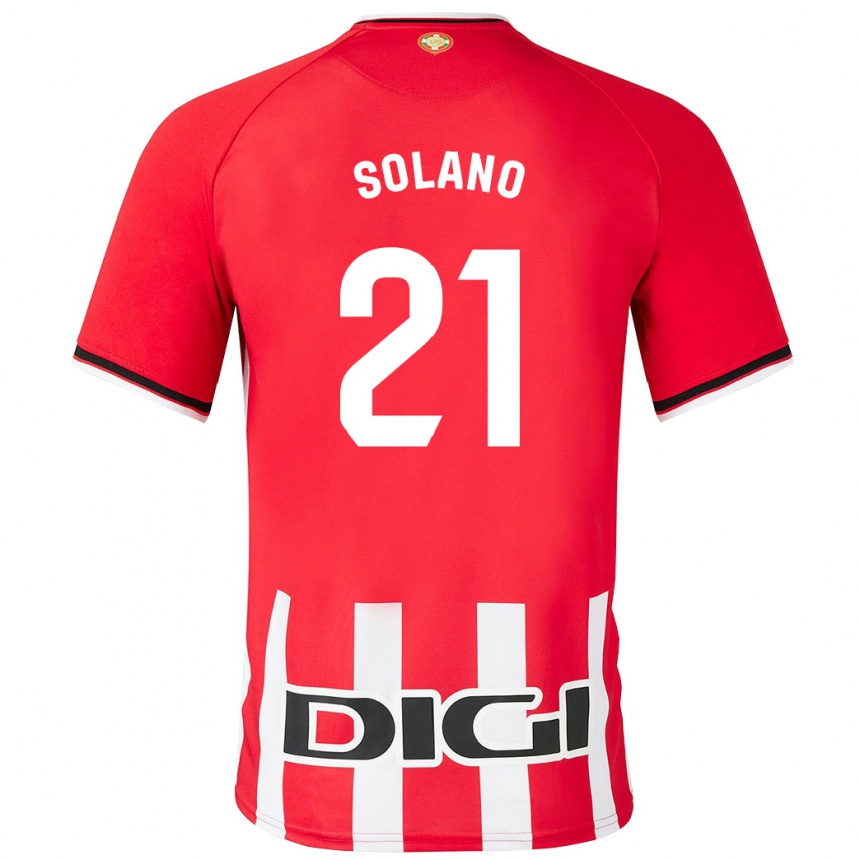 Hombre Fútbol Camiseta Bibiane Schulze-Solano #21 Rojo 1ª Equipación 2023/24