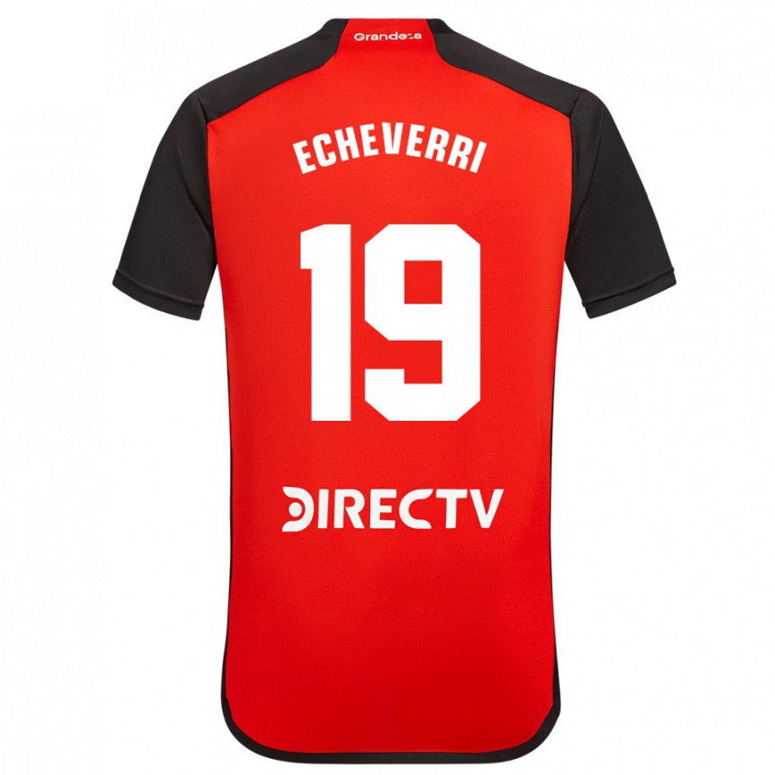 Hombre Fútbol Camiseta Claudio Echeverri #19 Rojo 2ª Equipación 2023/24