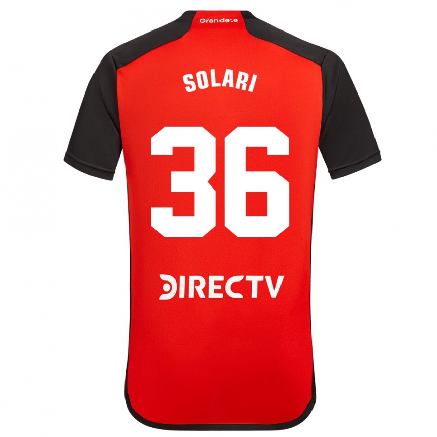 Hombre Fútbol Camiseta Pablo Solari #36 Rojo 2ª Equipación 2023/24