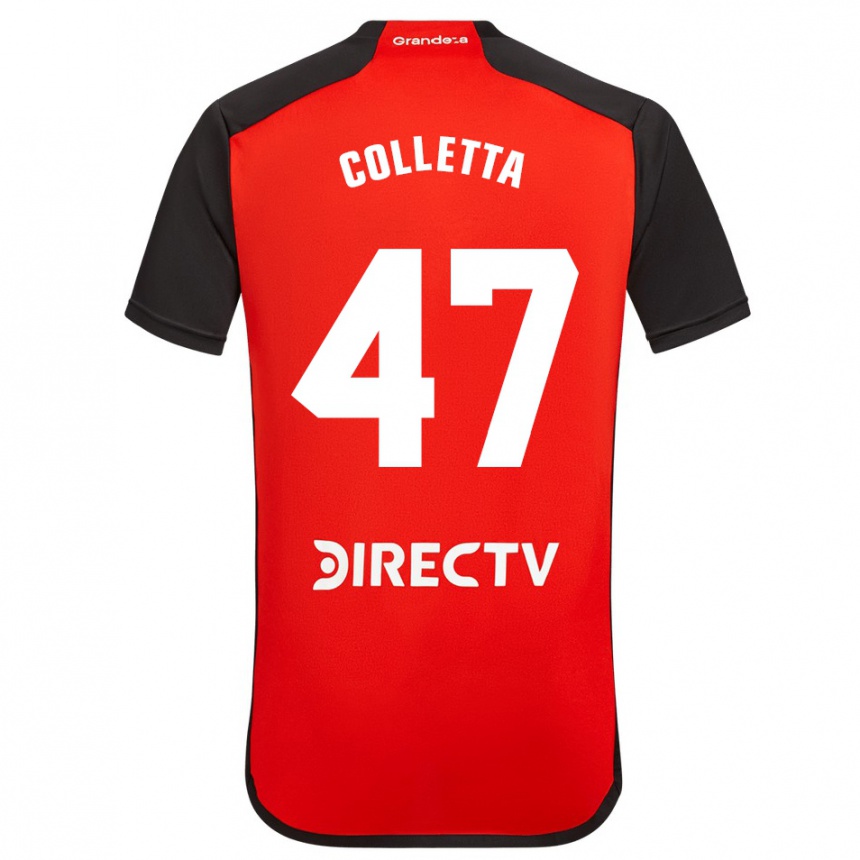 Hombre Fútbol Camiseta Talo Colletta #47 Rojo 2ª Equipación 2023/24