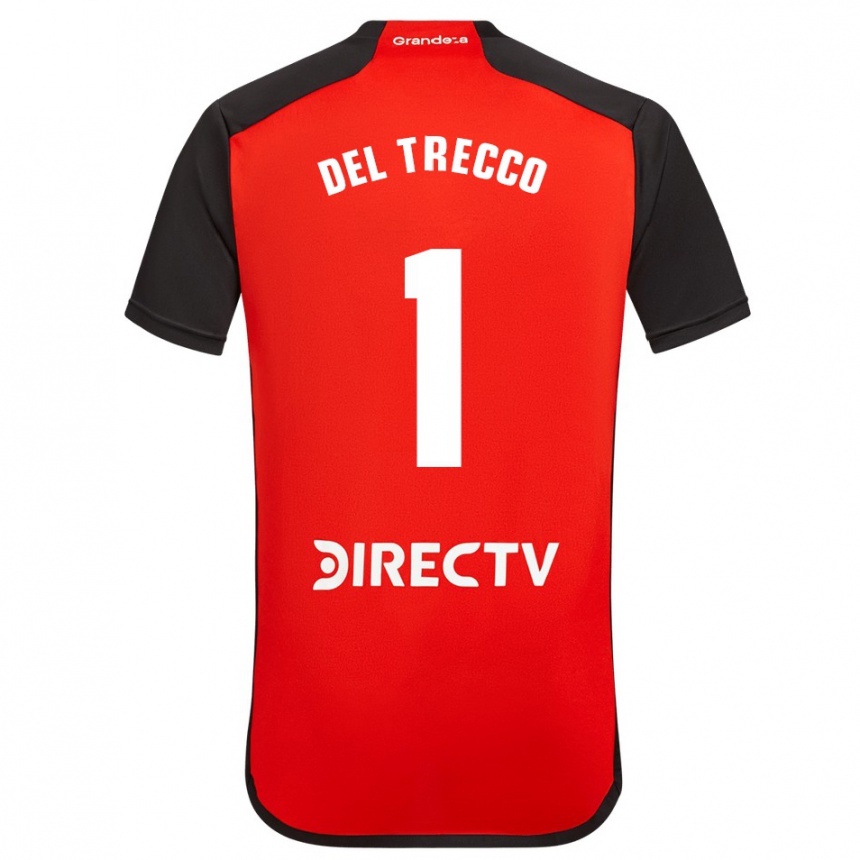 Hombre Fútbol Camiseta Martina Del Trecco #1 Rojo 2ª Equipación 2023/24