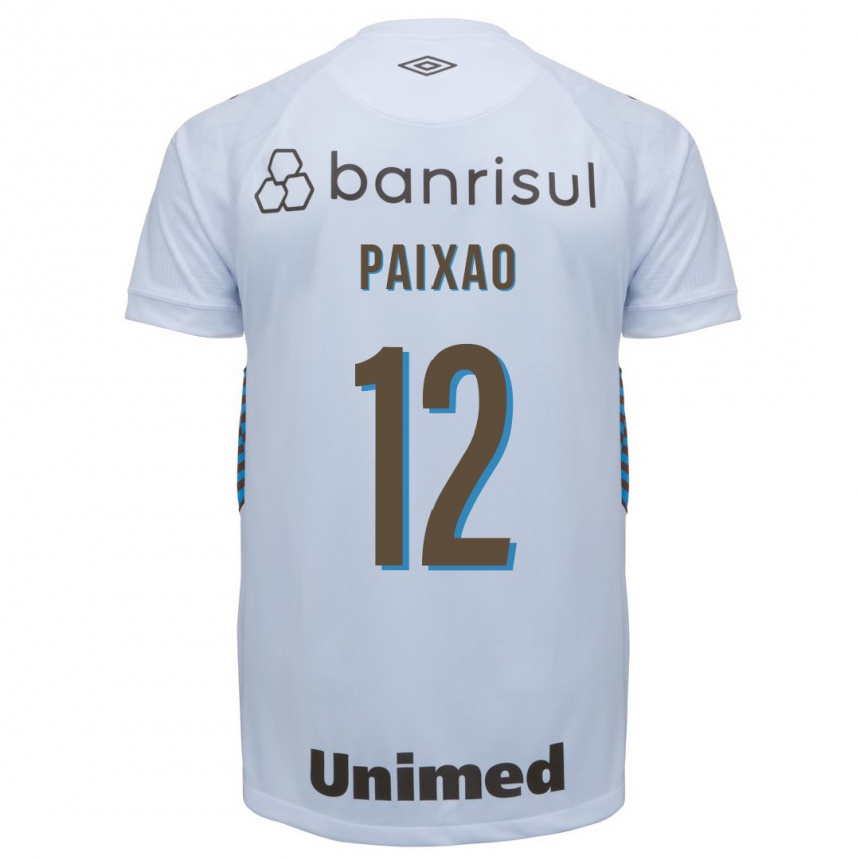 Hombre Fútbol Camiseta Iasmin Paixão #12 Blanco 2ª Equipación 2023/24