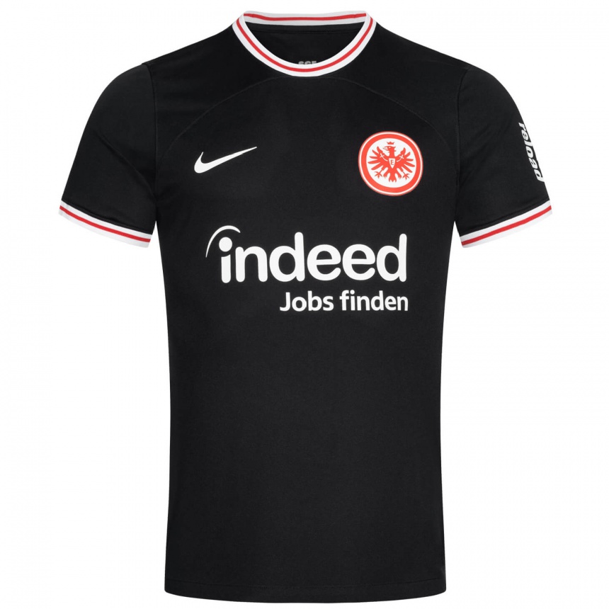 Hombre Fútbol Camiseta Niklas Scheller #0 Negro 2ª Equipación 2023/24