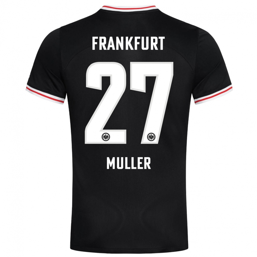 Hombre Fútbol Camiseta Mark Müller #27 Negro 2ª Equipación 2023/24