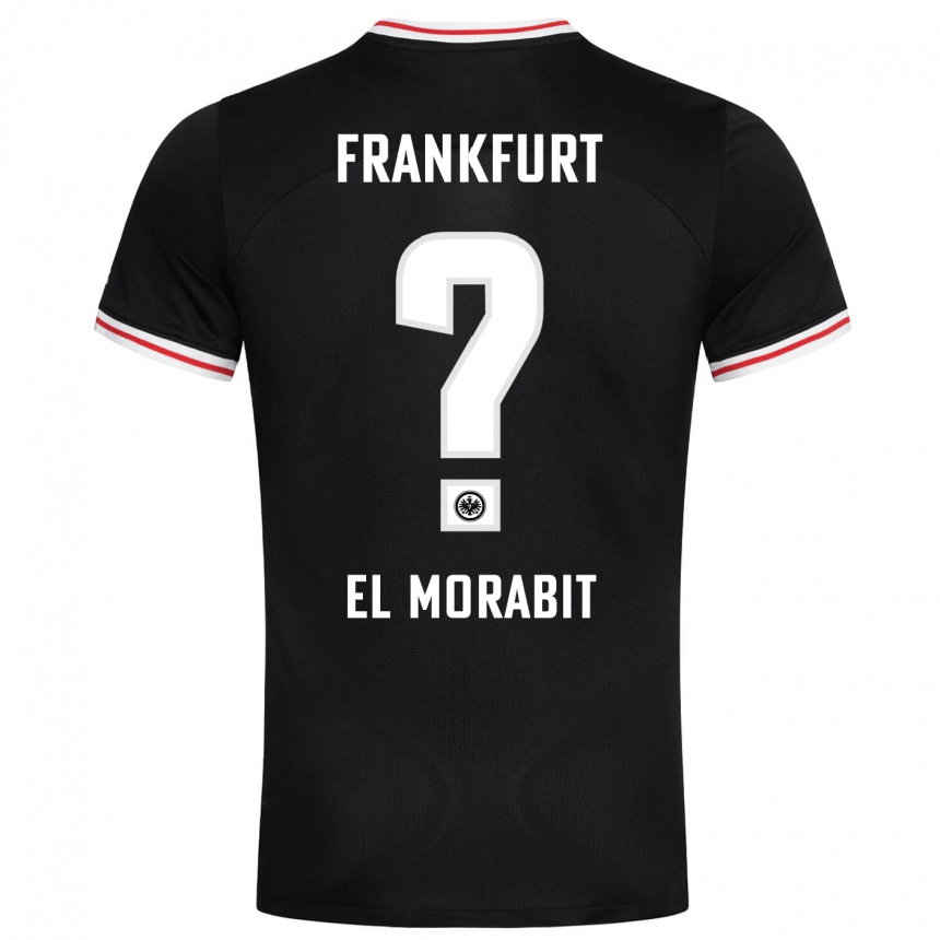 Hombre Fútbol Camiseta Anas El Morabit #0 Negro 2ª Equipación 2023/24