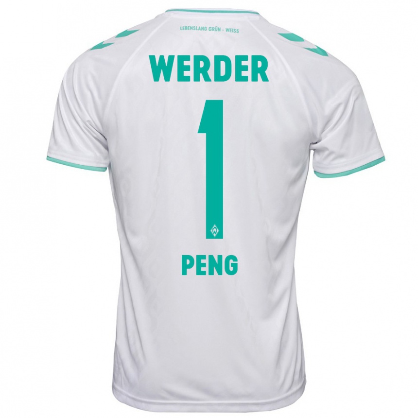 Hombre Fútbol Camiseta Livia Peng #1 Blanco 2ª Equipación 2023/24