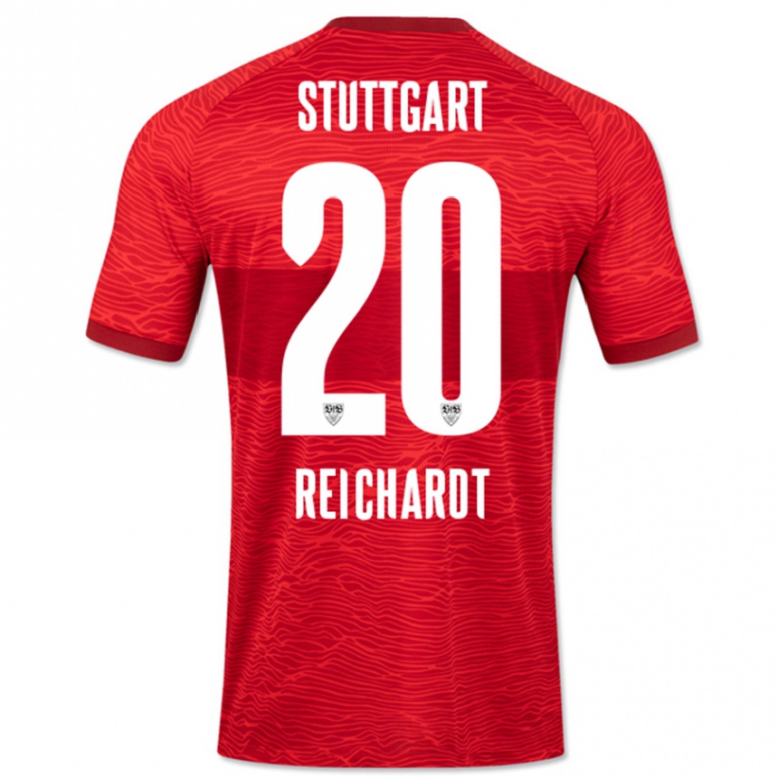 Hombre Fútbol Camiseta Leon Reichardt #20 Rojo 2ª Equipación 2023/24