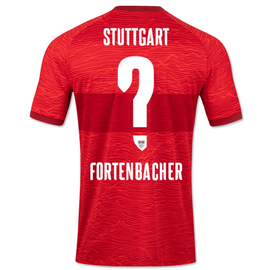 Hombre Fútbol Camiseta Jannik Fortenbacher #0 Rojo 2ª Equipación 2023/24