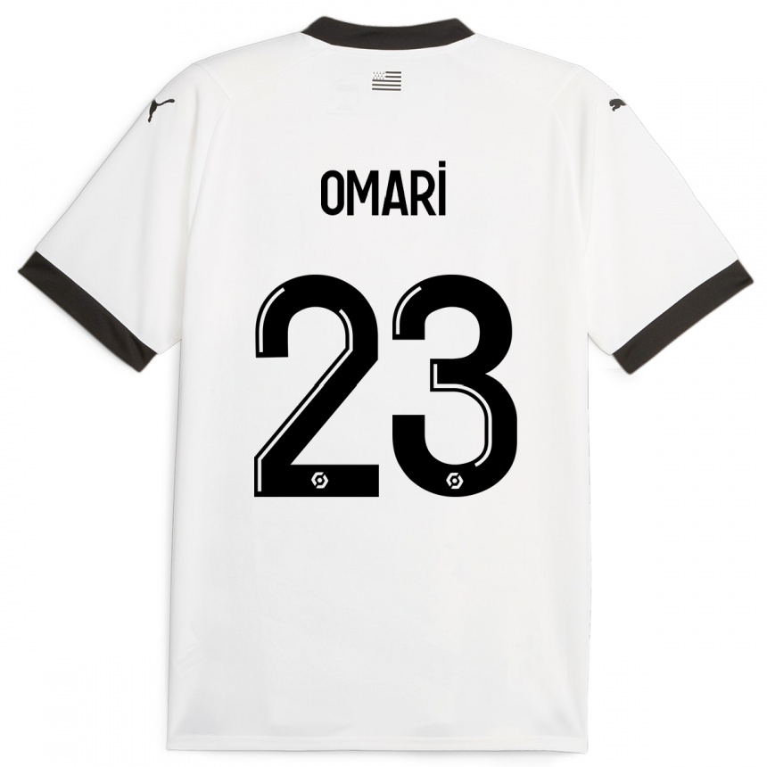 Hombre Fútbol Camiseta Warmed Omari #23 Blanco 2ª Equipación 2023/24