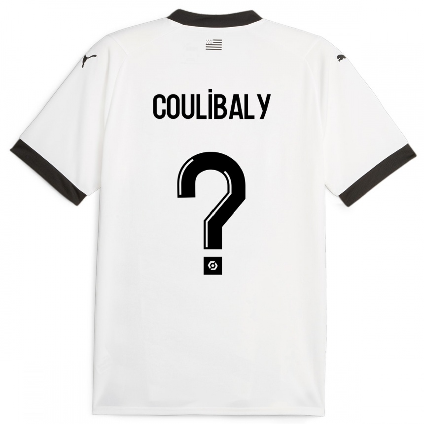 Hombre Fútbol Camiseta Joël Coulibaly #0 Blanco 2ª Equipación 2023/24