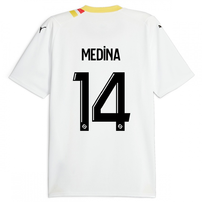 Hombre Fútbol Camiseta Facundo Medina #14 Negro 2ª Equipación 2023/24