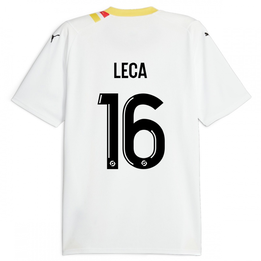 Hombre Fútbol Camiseta Jean-Louis Leca #16 Negro 2ª Equipación 2023/24