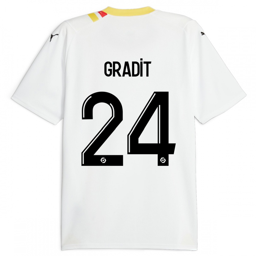 Hombre Fútbol Camiseta Jonathan Gradit #24 Negro 2ª Equipación 2023/24