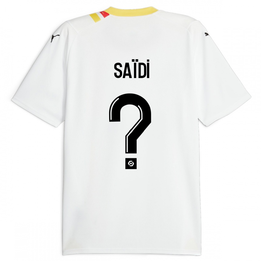 Hombre Fútbol Camiseta Kahissa Saïdi #0 Negro 2ª Equipación 2023/24